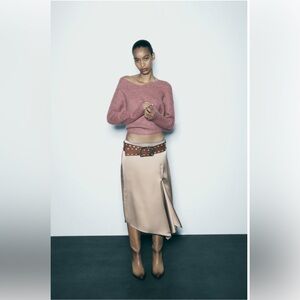 Zara Skirt- A-Line Silhouette Satin Effect Sz. XS